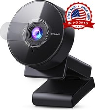 4K Webcam HD Web Cámara De Streaming Con Luz De Anillo Ajustable Micrófono picture