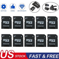 10x Micro SD Adapter TransFlash TF To SD SDHC Memory Card Adapter Converter picture