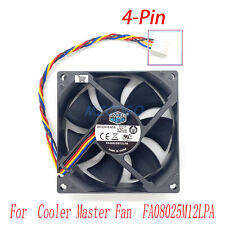 Cooling Fan FA08025M12LPA For Cooler Master 8CM 80*80*25MM 0.45A DC 12V 4-lines picture