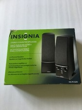 Insignia Stereo Computer NS-PCS40 2.0 Powered Speaker 2-Piece Black picture