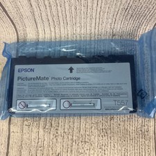 Epson T557 PictureMate Photo Cartridge Sealed in Bag New - Exp 2006 - New picture