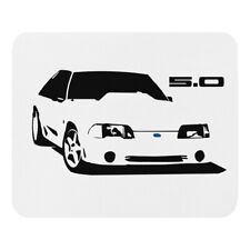Retro 80s 90s Ford Mustang Fox Body 5.0 Custom Art Mouse pad picture