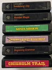 LOT of 6 Texas Instruments TI-99/4a Games w/ Manuals VTG picture