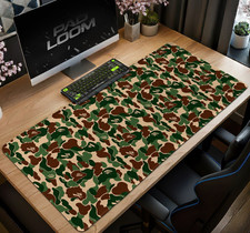 Bape Mouse Pad - Jungle Camo Gaming Desk Mat Accessories picture