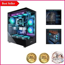 K2 Gaming PC Case: High-Performance ATX Tower with Customizable ARGB Lighting... picture