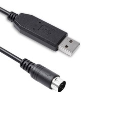SCU20/SCU56 PC Connection Cable PL2303GT USB To Mini Din 10 Pin 39.37 Inch picture