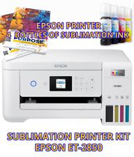 Epson et2850 Printer Sublimation Ink, White, Sublimation Printer Bundle picture