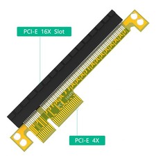 PCI-E 8x to 16x Adapter Card PCIe 4x 16x Direct Plug Graphics Extension Card picture