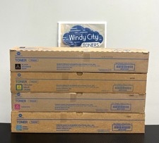 Konica Minolta TN626 Original Complete Toner Set Black Cyan Magenta Yellow New picture