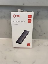 SSK M.2 SSD ENCLOSURE HE-C322 ~ NEW IN DAMAGED BOX picture