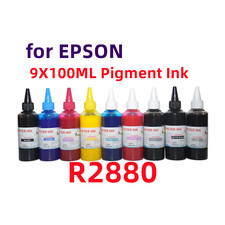 9X100ML Premium Pigment refill ink for cis ciss Stylus R2880 Printer T096 96 picture