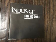 Indus GT Disk Drive Manual for Commodore - RARE 1984 picture