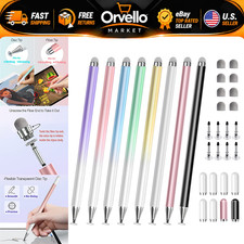 2-in-1 Touchscreen Stylus Pens, Fine Disc Tip for iPhone, iPad, Android, Tablets picture
