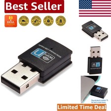 Enhanced Performance 300Mbps USB WiFi Adapter - Wide Compatibility for PC & Mac picture