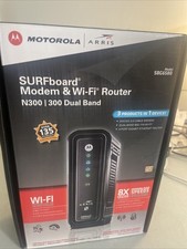 New Open Box Motorola Arris SURFboard Modem And Wi-Fi Router Model SBG6580 picture