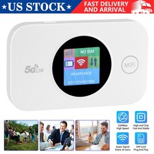Unlocked 4G/ 5G LTE Wireless WiFi Router Mobile Broadband MIFI LED Modem Hotspot picture