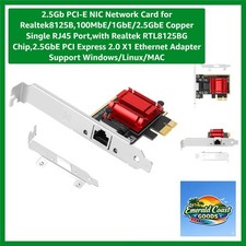 Realtek 2.5Gb PCI Express NIC Card for Windows/Linux/MAC - Ultra-Fast Ethernet picture