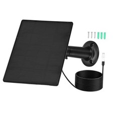 1 Pack of 5V 2W Solar Panel, 360° Rotation IP65 Waterproof Dual Type-C/Micro picture