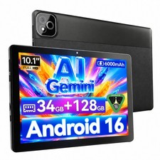 Gemini AI Tablet Android 16 34GB RAM 128GB ROM 11TB Expand Octa-Core A523 Wifi5G picture