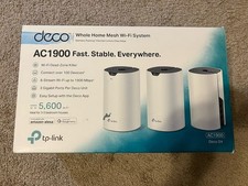 TP-LINK DECO AC1900 S4 3PK WHOLE HOME MESH WI-FI SYSTEM 2.4GHZ/5GHZ NEW OPEN BOX picture