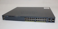 CISCO WS-C2960X-24PS-L 24-Port Gigabit PoE+ Switch ios-15.2 TESTED 2960X-24PS-L picture