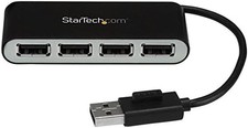StarTech 4 Port USB 2.0 Hub Bus Powered Portable Multi Port USB 2.0 Hub picture