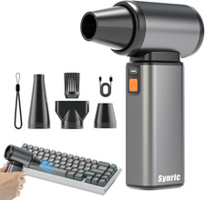 Compressed Air Duster, Stepless Speed Electric Air Duster, Metal Shell Air Blowe picture