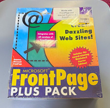 Microsoft FrontPage Plus Pack Web Design/HTML Editor Software picture