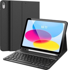 CHESONA Keyboard Case for iPad For (A16) 11th & 10th, Black  picture