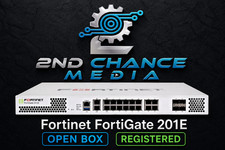 Fortinet FortiGate 201E Firewall Appliance 1U 22-Port Open Box Registered picture