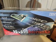 IBM 56K VINTAGE MODEM INTERNET KIT picture