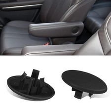 HEVLE 2PCS Rear Seat Armrest Cover Cap, Left Right Arm Rest Handle Black-2pcs picture