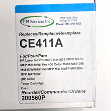 EPI Services Inc Cyan Laser Premium Replacement Toner Cartridge CE411A for HP picture