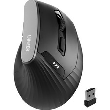 Uineer Ergonomic Vertical Wireless Mouse Rechargeable 4 DPI 2 4G picture