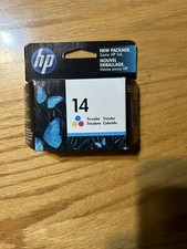 Genuine HP 14 Tricolor Ink Cartridge C5010D Expires 2011 picture