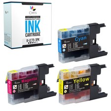 CMYi 3-Pack Compatible LC75 Color Ink Cartridges fits Brother DCP-J525W J725DW picture