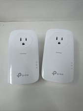 TP-Link AV1200 Powerline Adapter Set TL-PA8010P White TESTED Gigabit Passthrough picture