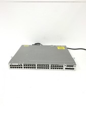 CISCO Catalyst 3850 WS-C3850-48F-S 48 Ports POE+ Network Switch w/C3850 NM-4-1G picture