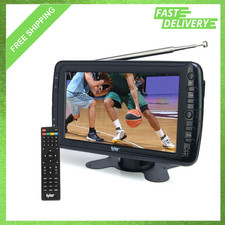 7 Inch Portable LCD TV Monitor Rechargeable Battery Wireless HDMI USB AC/DC picture