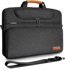 15.6 Inch Laptop Bag, Waterproof Business Briefcase for Macbook Pro/Lenovo IdeaP picture