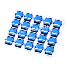 20Pcs SC to SC Duplex Fiber Optical Connector Optic Adapter Flange Coupler SC-SC picture