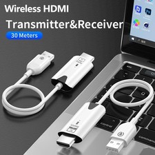 Wireless HDMI Transmitter and Receiver Portable 1080P picture