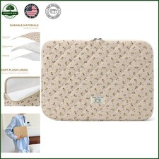 11-Inch Floral Laptop Sleeve with Quilted Padding for Daily Device Protection picture