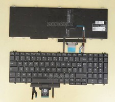 New For DELL LATITUDE 5500 5501 2019 Keyboard FR French Clavier Backlit Pointer picture