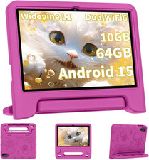 2026 Upgraded Android 15 Tablet, 10Inch Kids Tablet, Octa-Core CPU, 10GB+64GB+1T picture