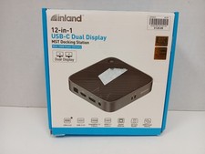 Inland 12-in-1 USB-C Dual Display MST Docking Station picture