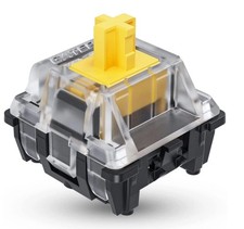 65 PCS Gateron KS15 Optical Yellow Key Switches RGB Mechanical Plate Mounted picture