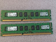 LOT OF 2 KINGSTON KVR16E11/8 8GB 2Rx8 PC3-12800E DDR3-1600 Memory Module RAM picture