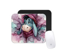Cartoon Donkey Alcohol Ink Style Mouse Pad | Desk Mat Gift Lover Fans picture
