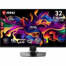MSI MAG 321UP QD-OLED X24 32  Class 4K UHD Gaming OLED Monitor - 16:9 - Metallic picture
